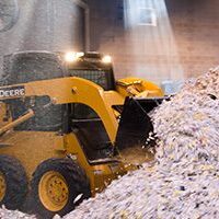 Industrial Shredding Bulldozer